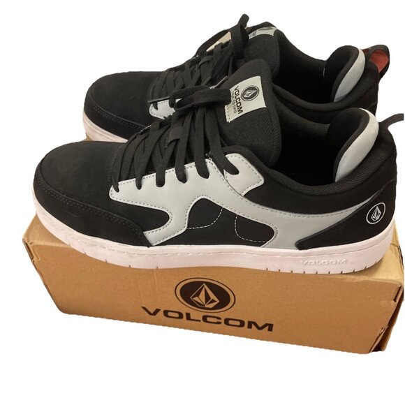 VOLCOM VITALS MEN'S SKATE INSPIRED WORK SHOE Men Sz 10W Black Safety VM30610‎ - Picture 6 of 13